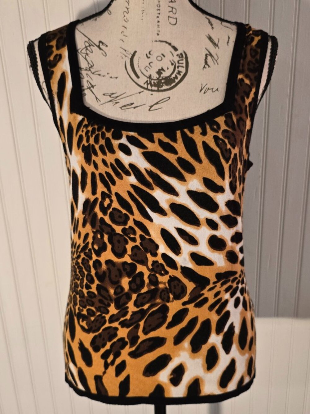 Belldini Leopard Print 2-Piece Sweater Set (M) - Picture 6 of 12